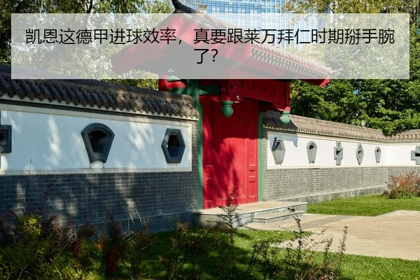 凯恩这德甲进球效率，真要跟莱万拜仁时期掰手腕了？
